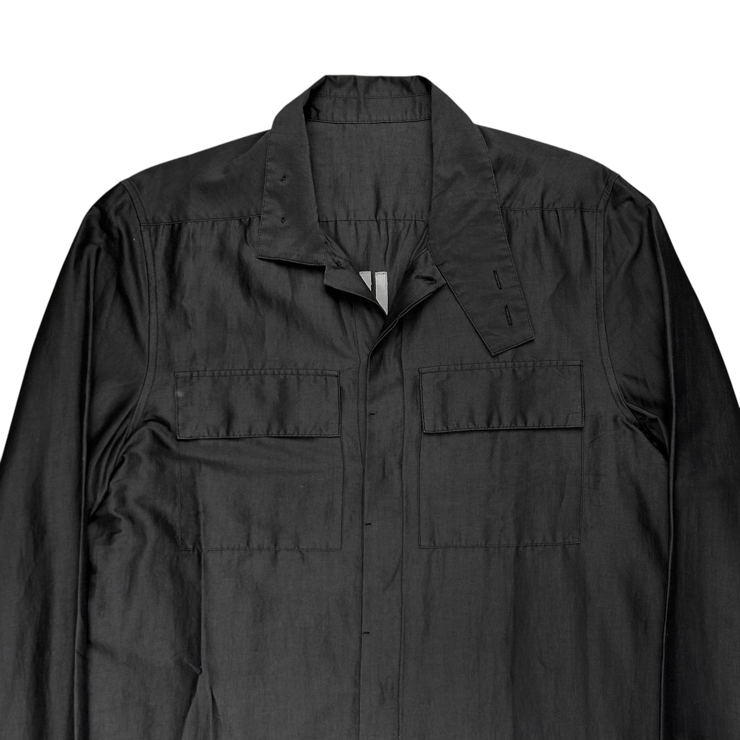 Rick Owens Babel Silk Work Shirt - SS19