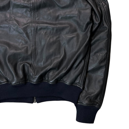 Dirk Bikkembergs Hooded Sheep Leather Blouson
