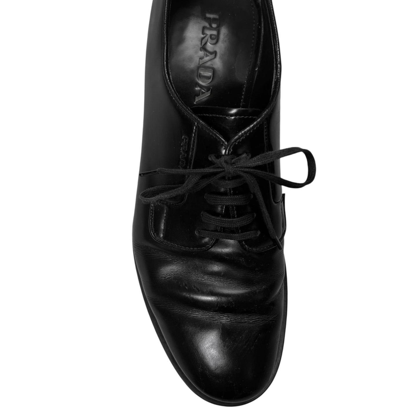 Prada Classic Spazzlato Derbies