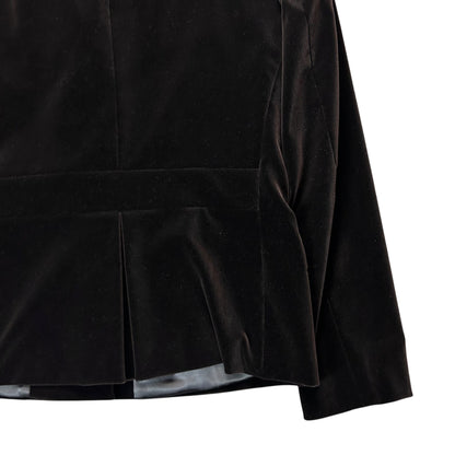 Jil Sander by Raf Simons Velour Snap Blazer - 00s