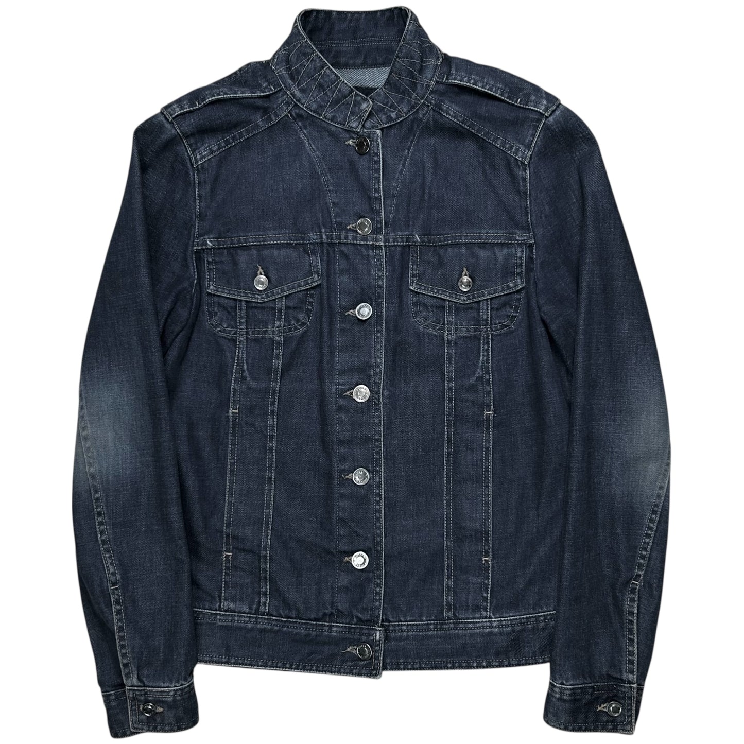 Gucci by Tom Ford Military Trucker Denim Jacket - SS02