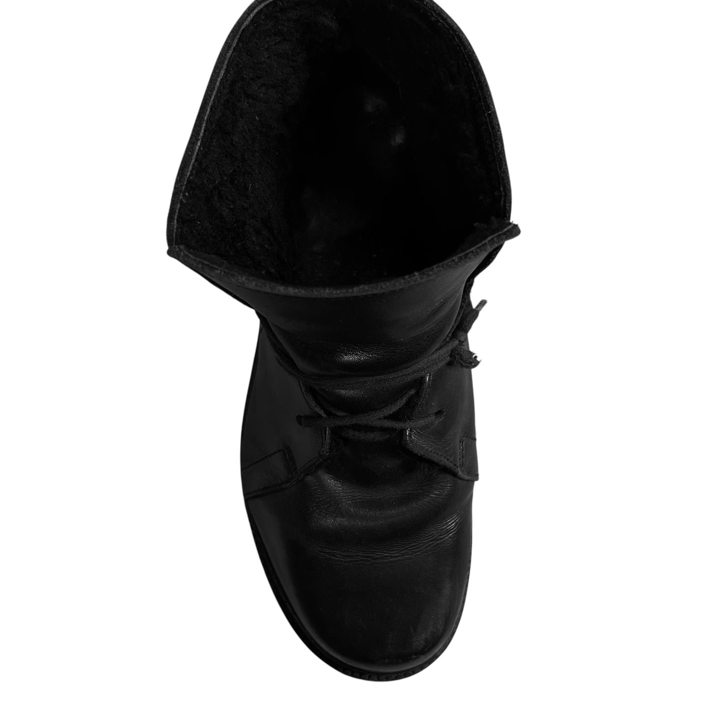Dirk Bikkembergs Fur Lined Mid Top Metal Heel Boots - AW96