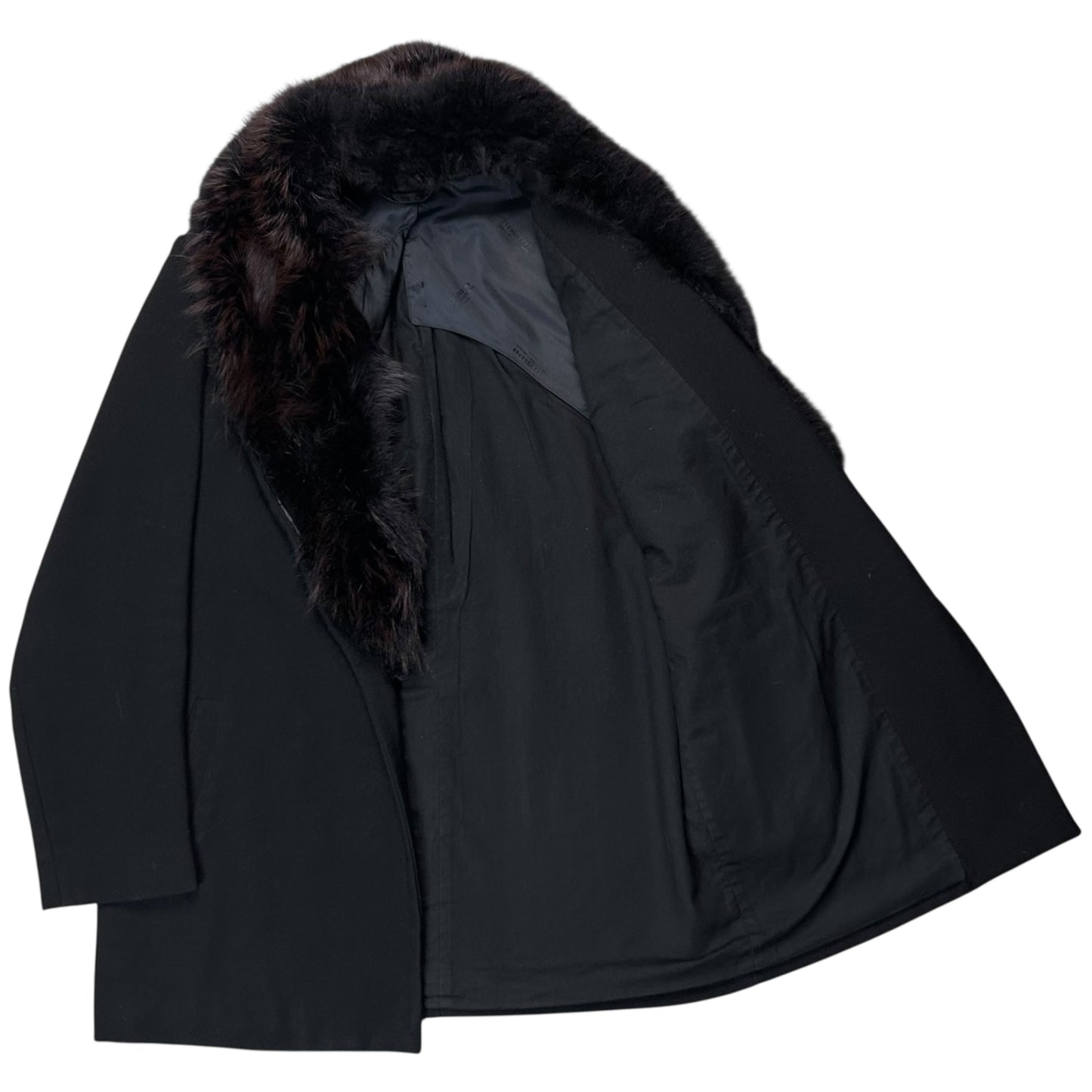 Maison Martin Margiela Fox Fur Collar Coat - AW07