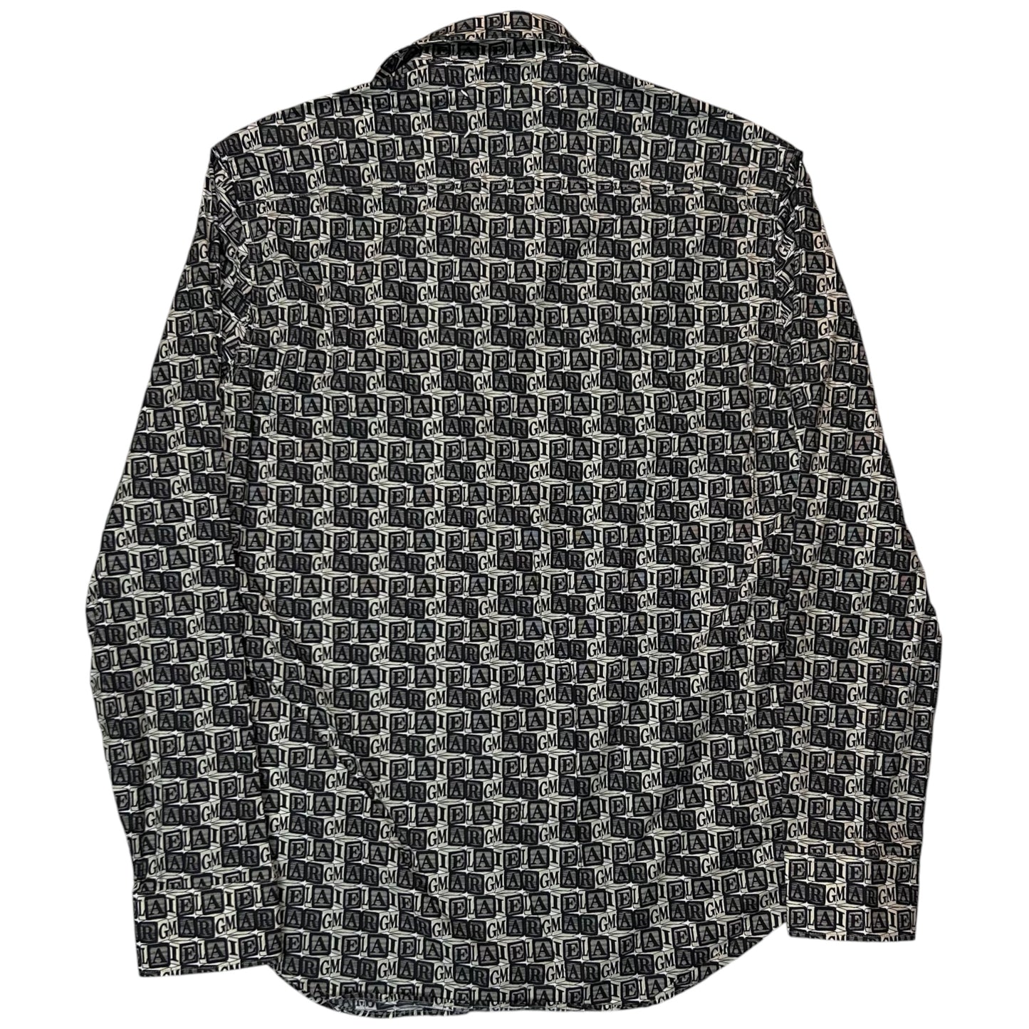 Maison Margiela Logo Cube Print Shirt - SS19