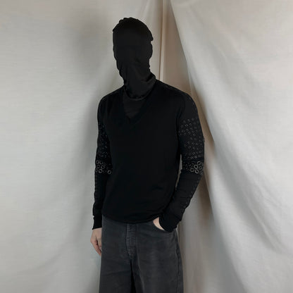 Givenchy Eyelet V-Neck Sweater - SS11