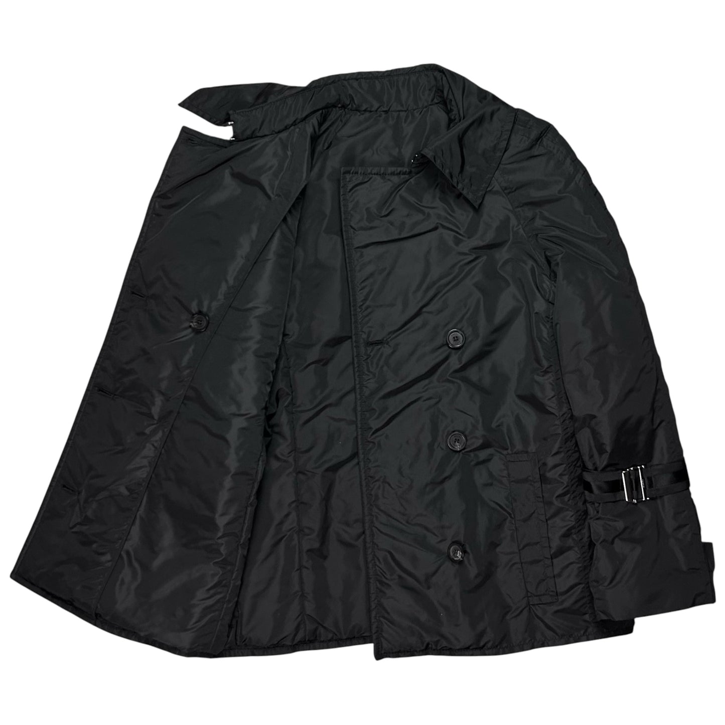 Gucci by Tom Ford Sleeve Strap Padded Caban Jacket - 90s