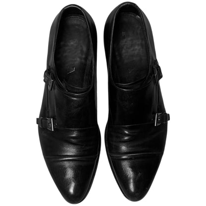 Prada Dual Monk Strap Derbies