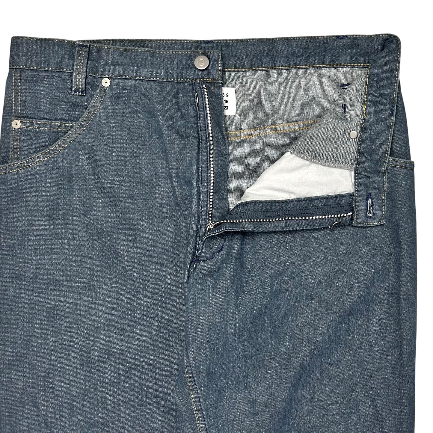 Maison Margiela Flared Petrol Jeans - AW21