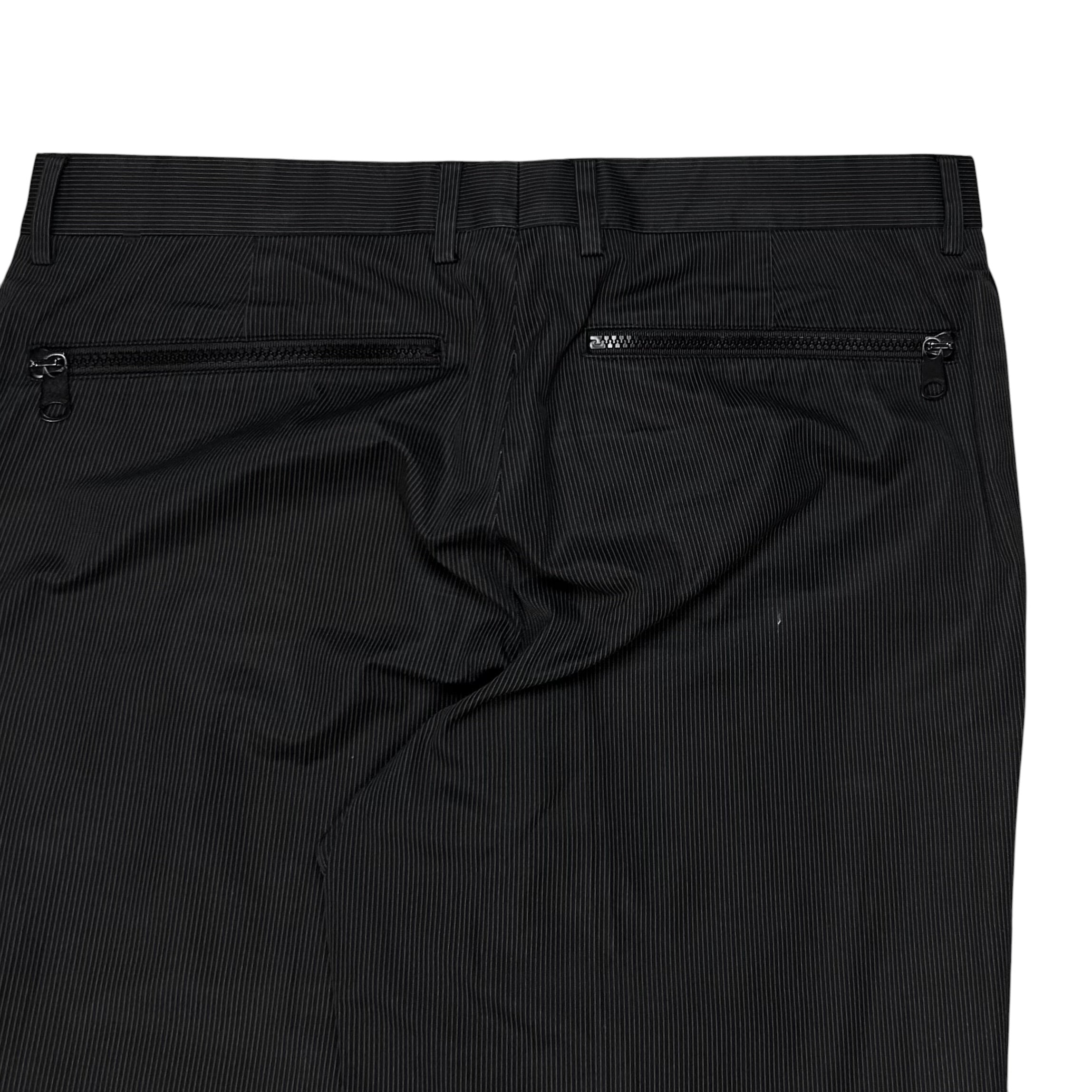 Dior Homme Back Zip Pinstripe Trousers - SS09 – Vertical Rags