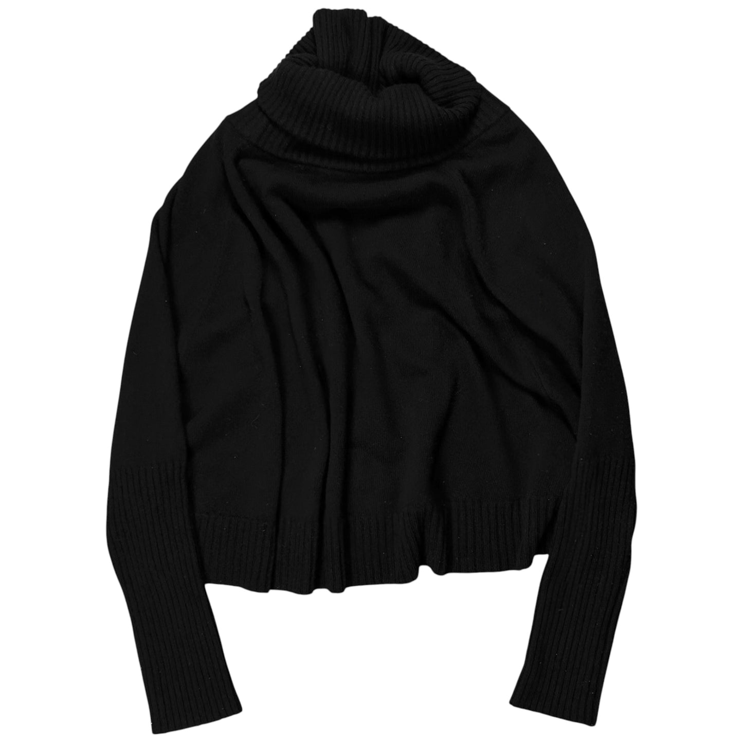 Ann Demeulemeester Hook Roll Neck Cashmere Knit Sweater - AW01