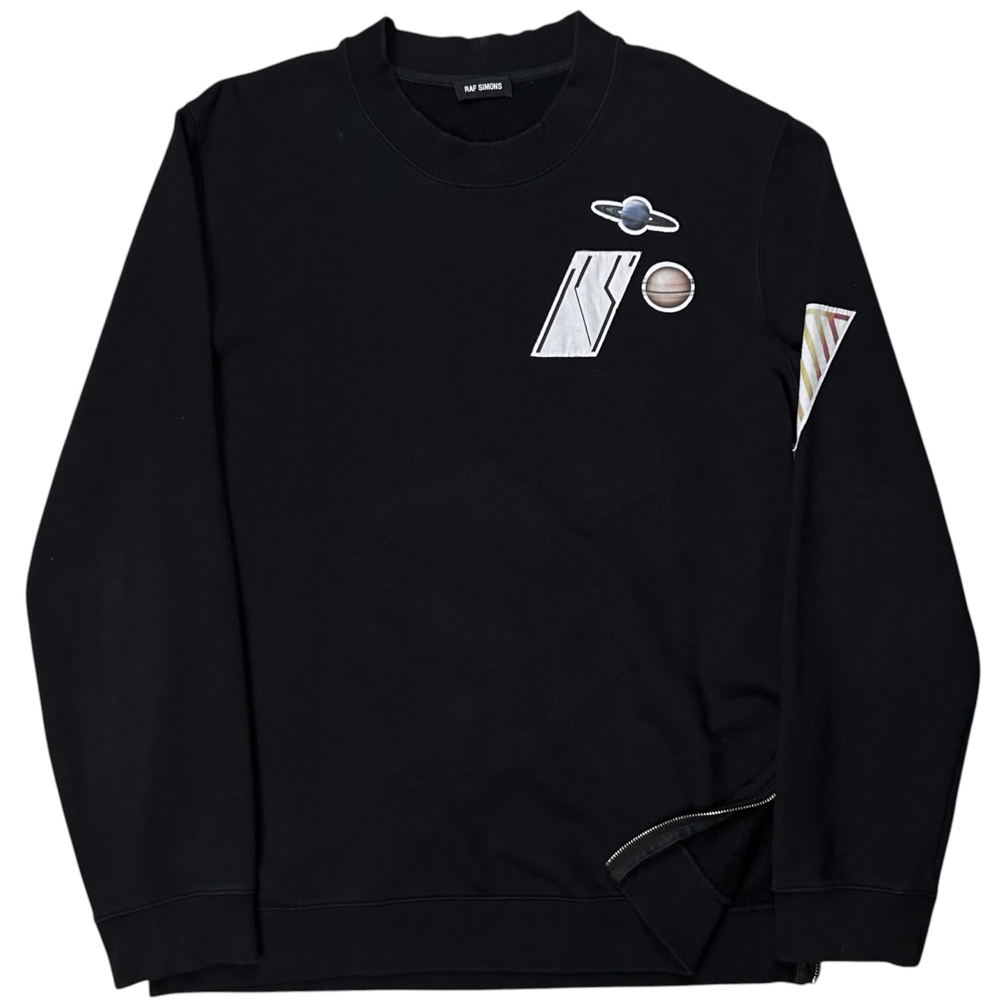 Raf Simons Space Print Side Zip Sweater - AW14