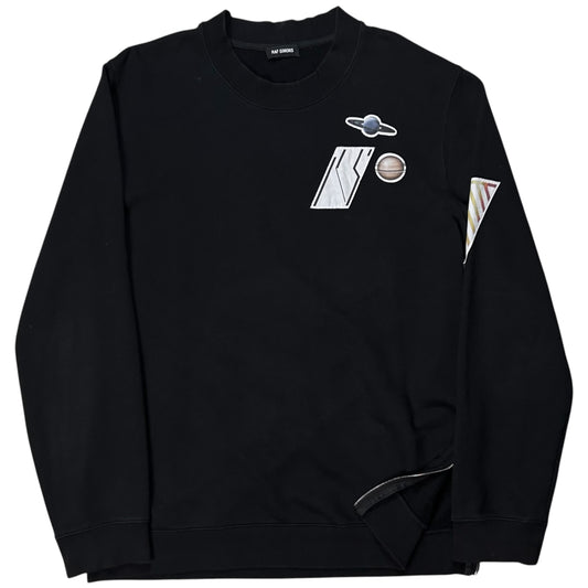 Raf Simons Space Print Side Zip Sweater - AW14