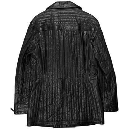 Dirk Bikkembergs Quilted Calf Leather Field Jacket