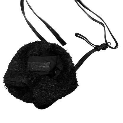Ann Demeulemeester Curly Shearling Pouch Bag - AW17