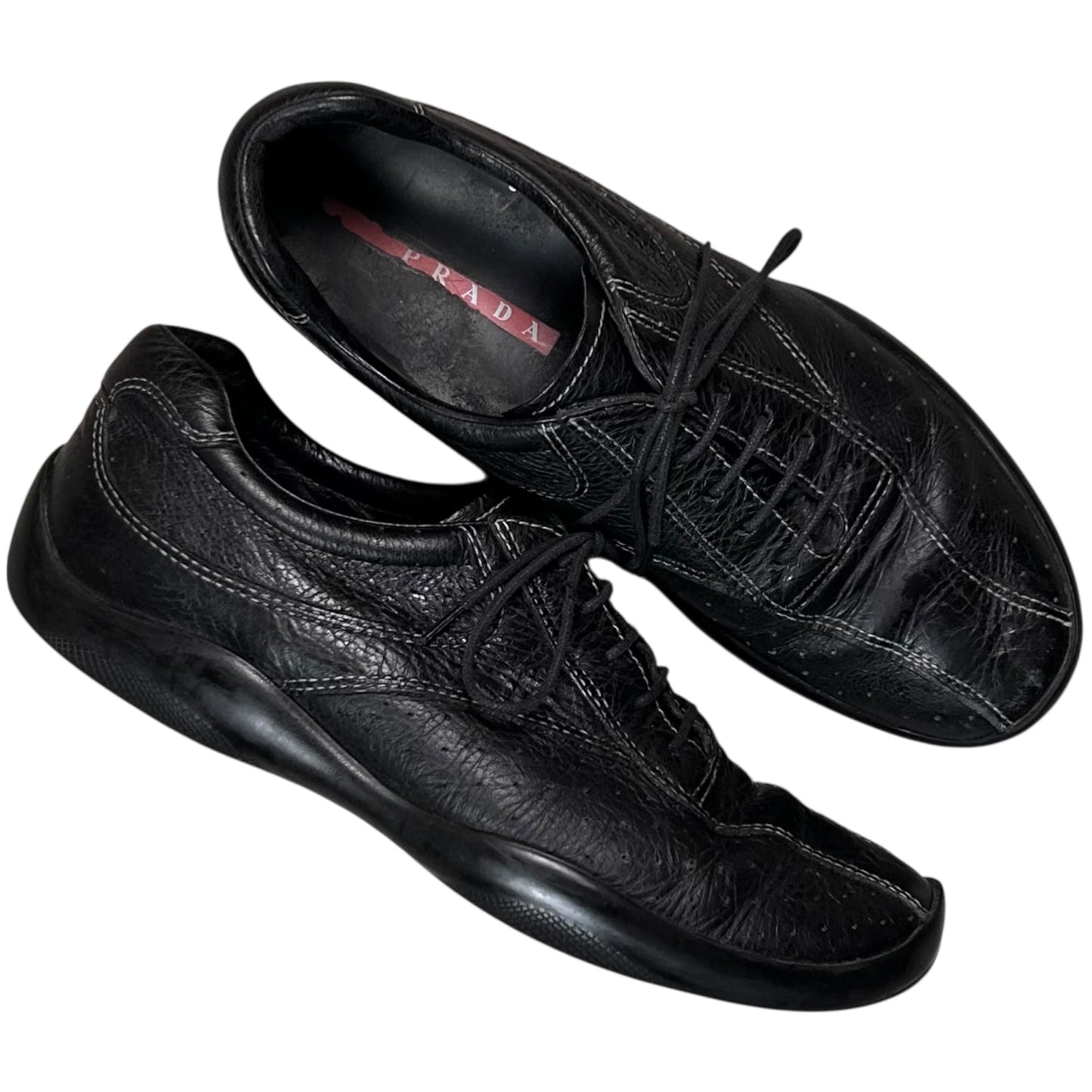 Prada Contrast Stitch Sneakers