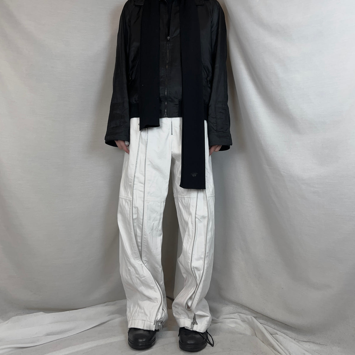 Jil Sander Multi Front Zip Jeans - AW23