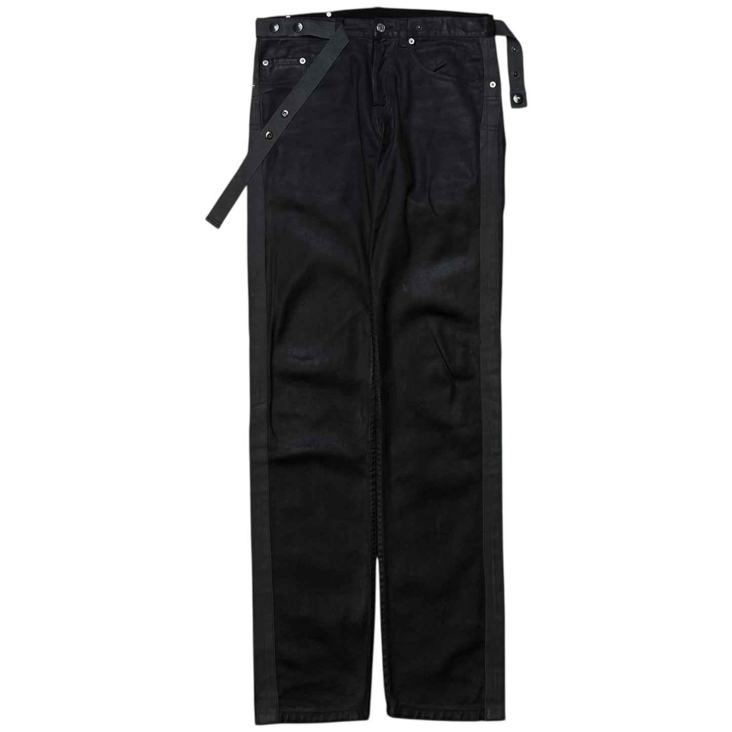 Dries Van Noten Waxed Bondage Jeans - AW14