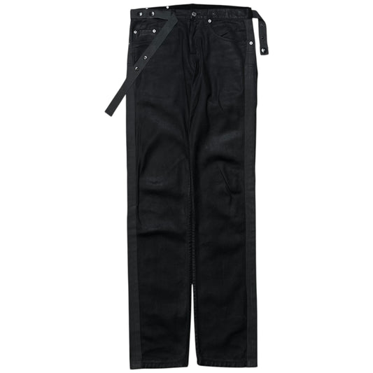 Dries Van Noten Waxed Bondage Jeans - AW14