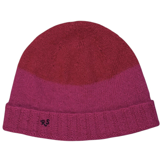 Raf Simons Two Tone Mohair Beanie - AW21