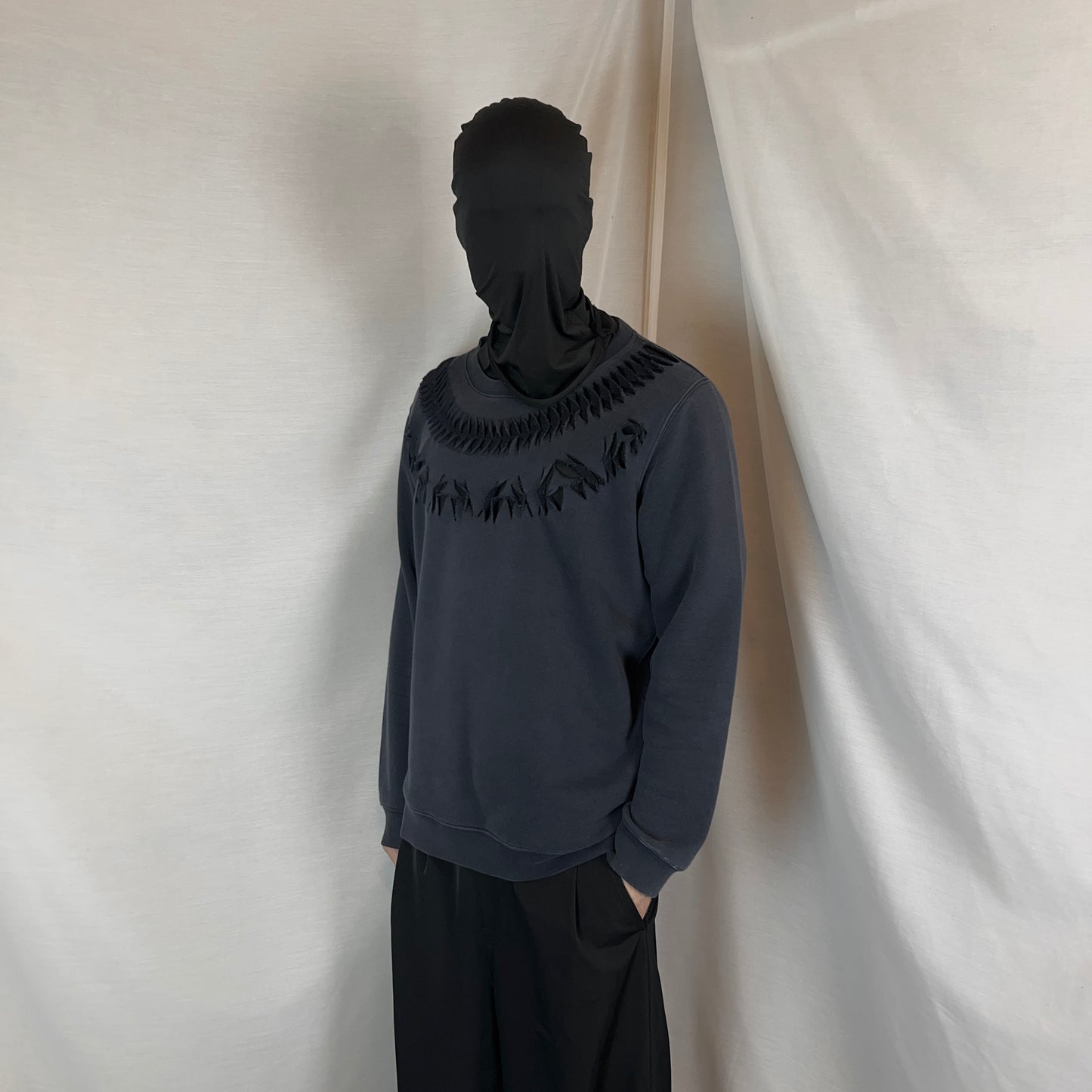 MM6 Maison Martin Margiela Cut Out Hook Sweater - AW12