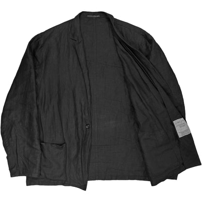 Yohji Yamamoto Pour Homme Washed Linen Blazer