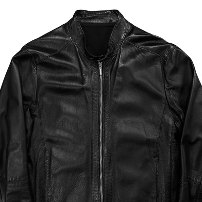 Dirk Bikkembergs Cafe Racer Leather Jacket