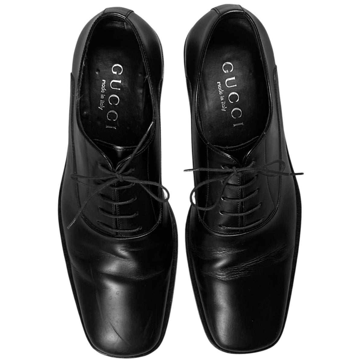 Gucci by Tom Ford Squared Stealth Oxford Derbies - 90s