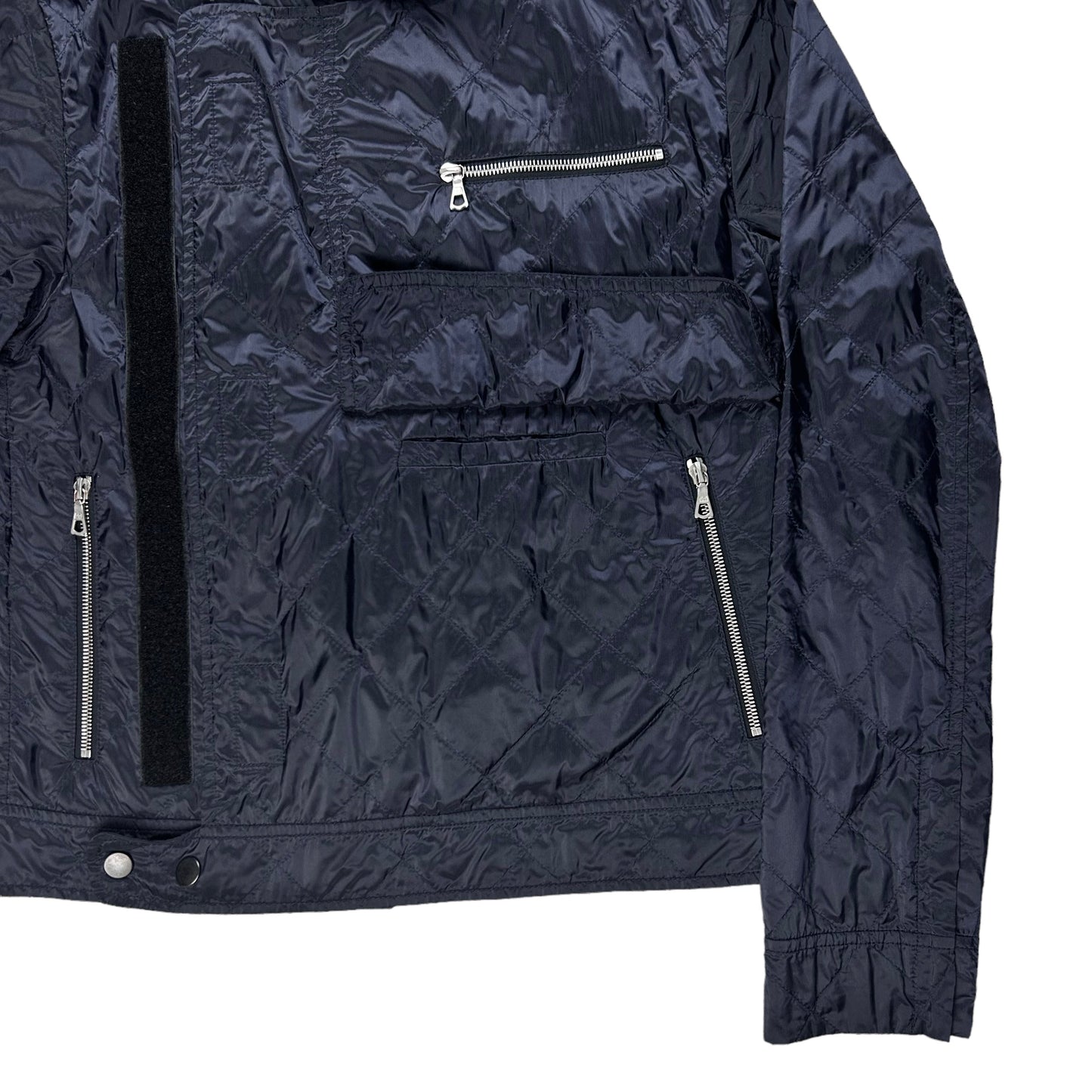 Dries Van Noten Quilted Velcro Work Jacket - SS13