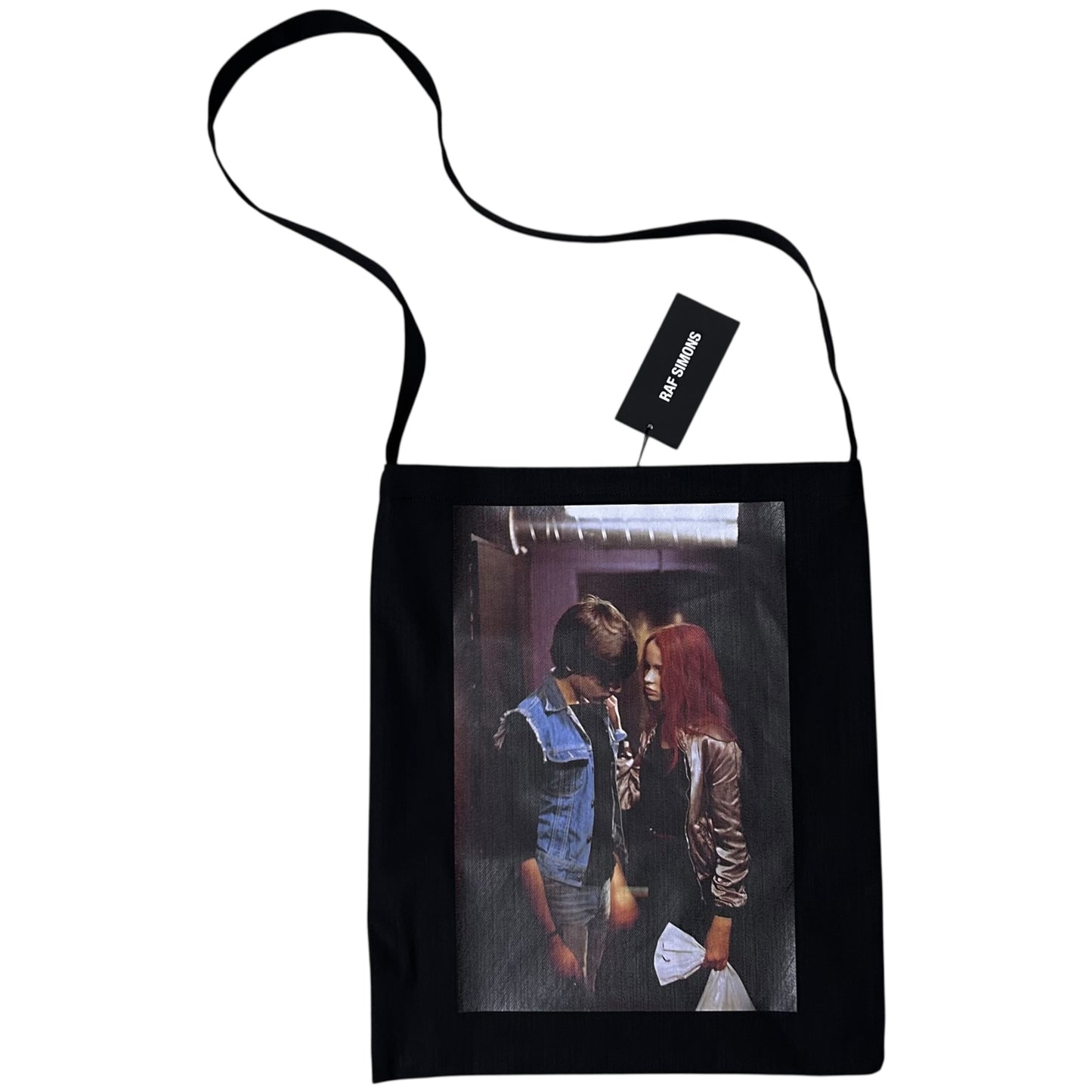 Raf Simons Christiane F Couples Denim Tote Bag - AW18
