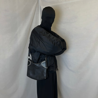 Balenciaga Curved Piping Leather Bag