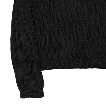 Ann Demeulemeester Cropped Linen Knit Cardigan - AW13