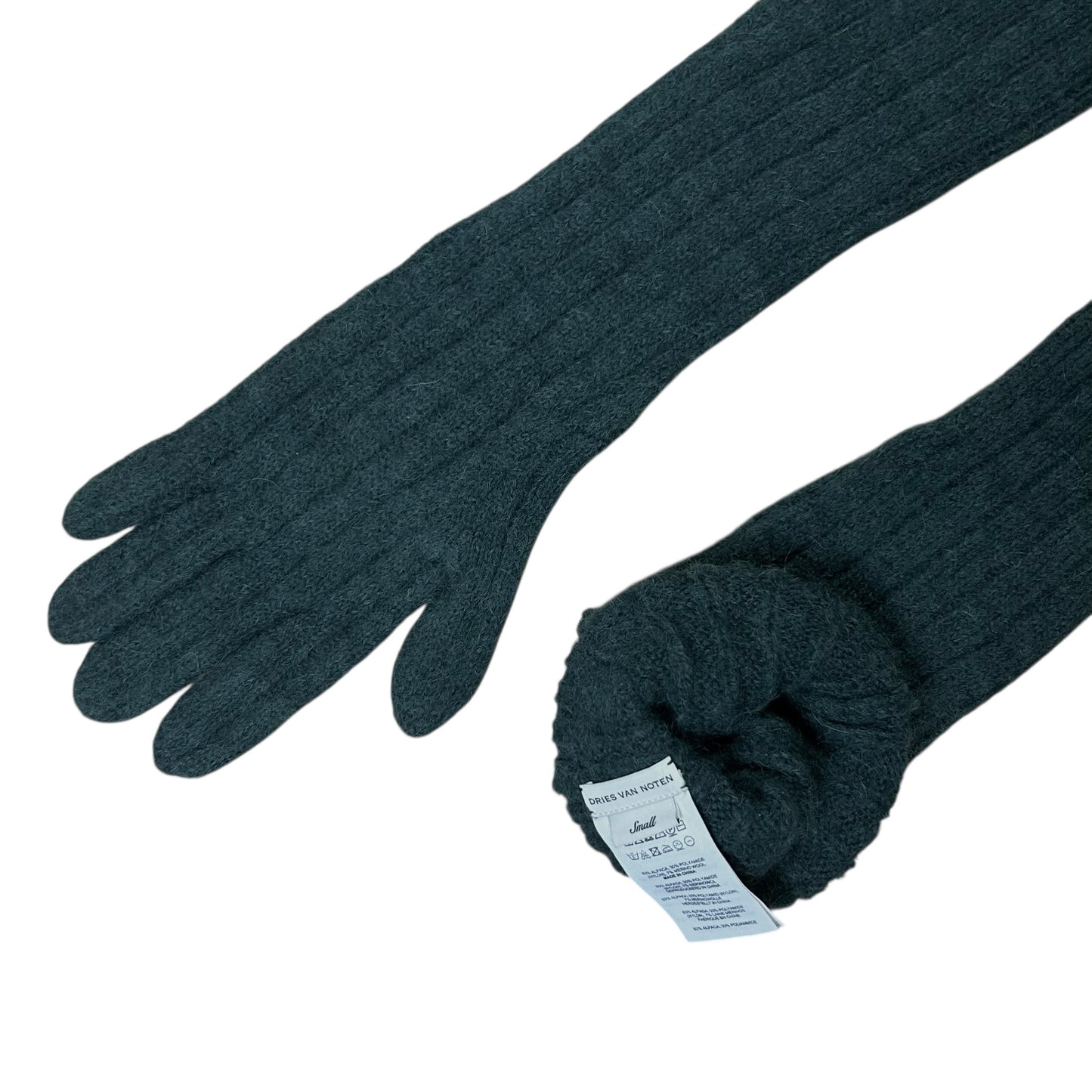 Dries Van Noten Alpaca Wool Gloves - SS23