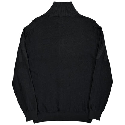 Dirk Bikkembergs Intarsia Wool Zip Sweater