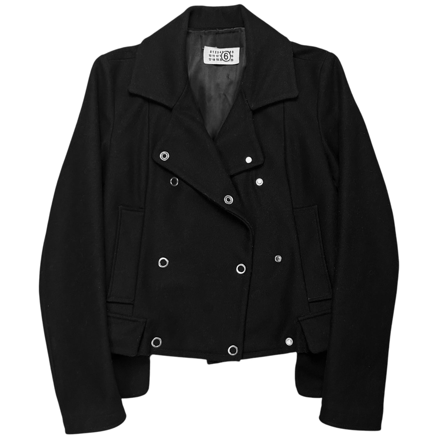 Maison Martin Margiela Deconstructed Ring Snap Wool Jacket - AW06