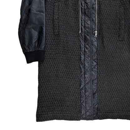 Dries Van Noten Multi Fabric Zip Liner Coat - AW07