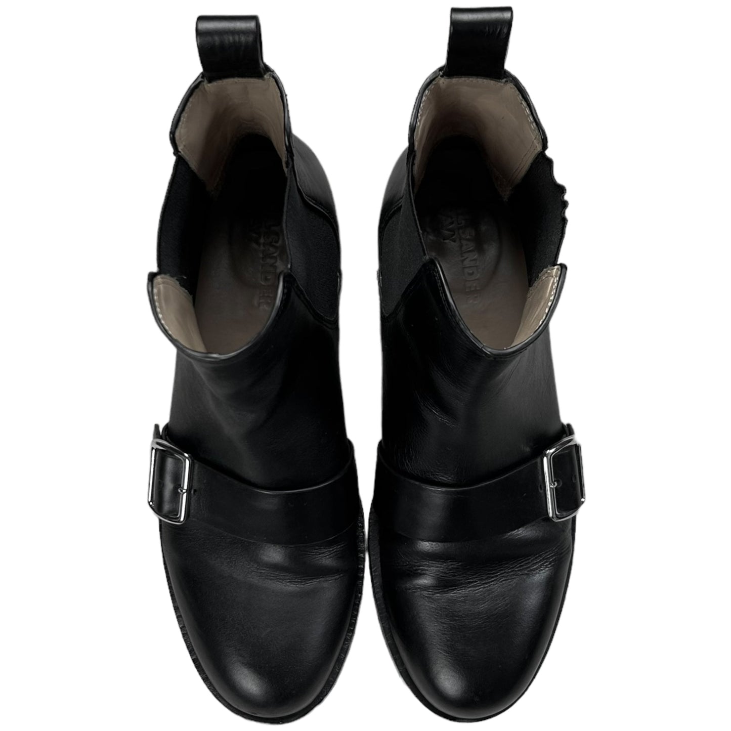 Jil Sander Toe Belted Chelsea Boots