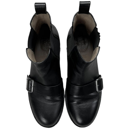 Jil Sander Toe Belted Chelsea Boots