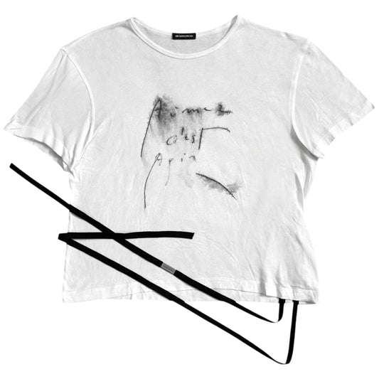 Ann Demeulemeester Aimer C'est Agir Print T-Shirt - SS22