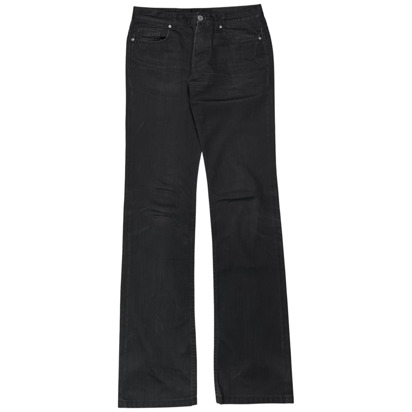 Dirk Bikkembergs Waxed Tape Zip Jeans - AW08
