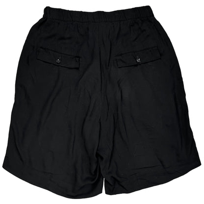 Yohji Yamamoto Elongated Drawstring Rayon Shorts - SS19