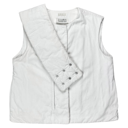 Maison Martin Margiela Cropped Detachable Scarf Vest