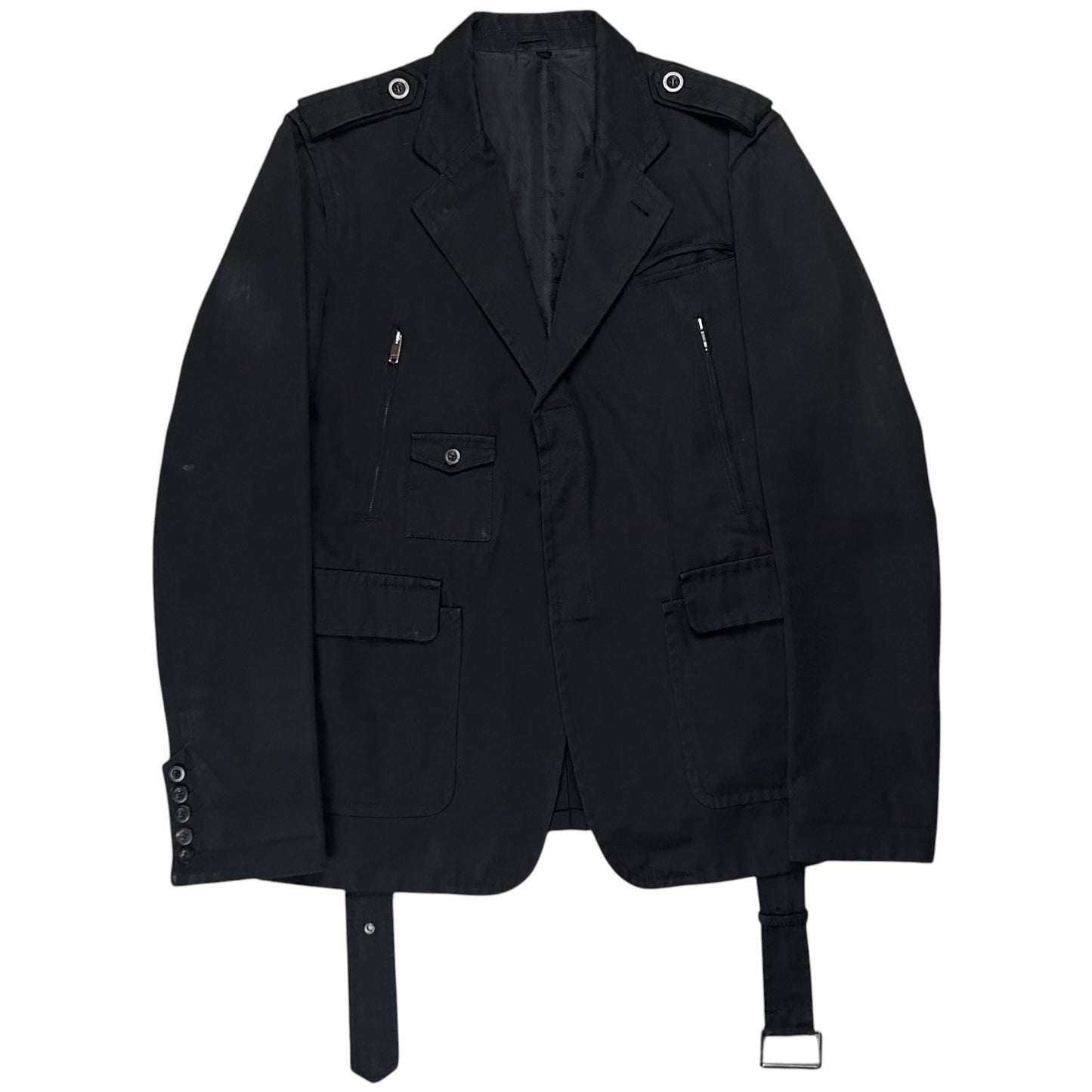 Gucci by Frida Giannini Belted Military Jacket - SS07