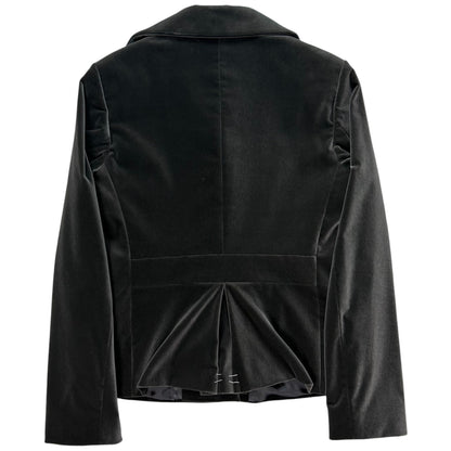 Jil Sander by Raf Simons Velour Snap Blazer - 00s