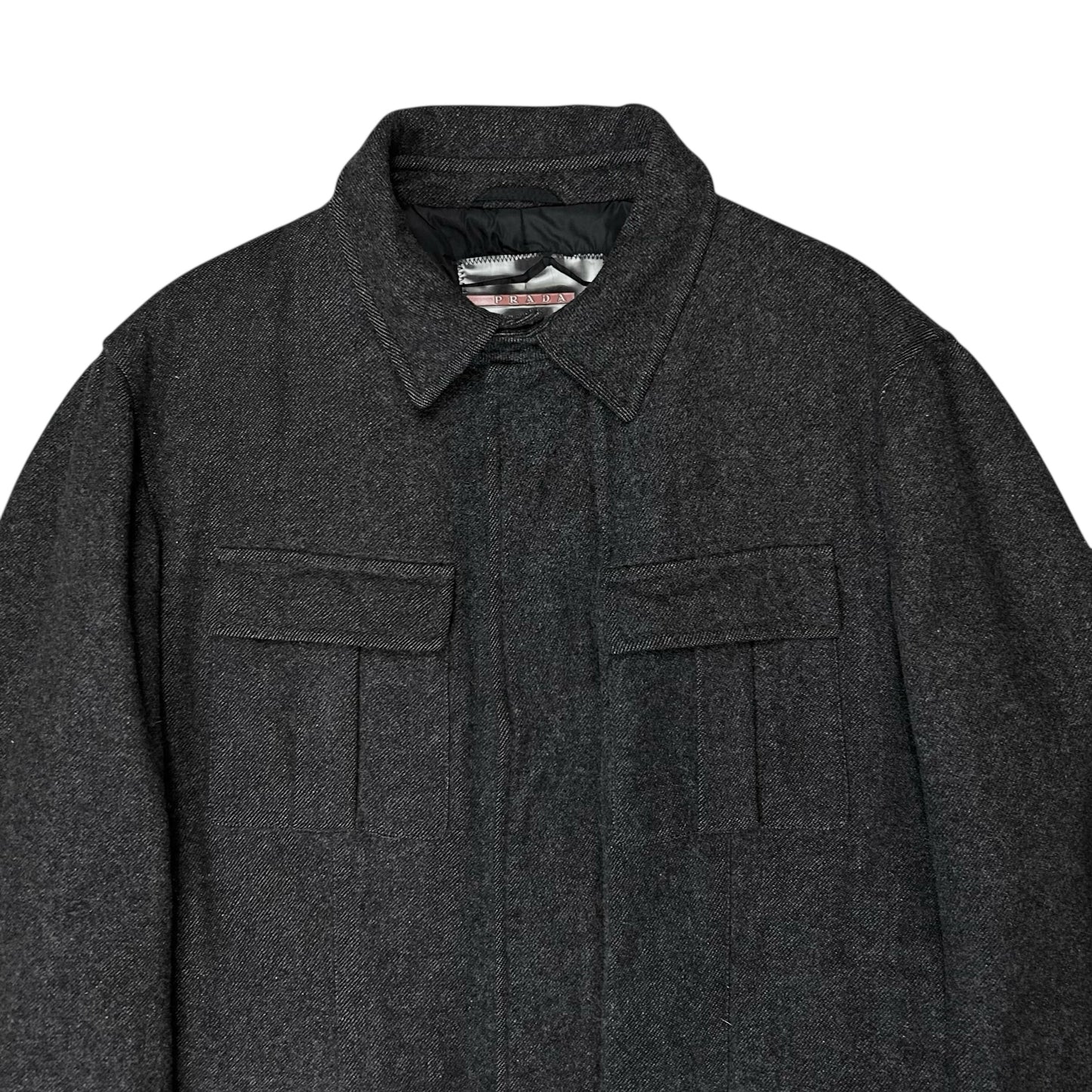 Prada Velco Officer Wool Jacket
