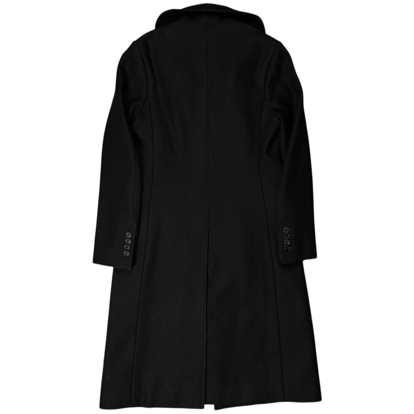 Dior Homme Asymmetric Drape Collar Wool Coat - AW09