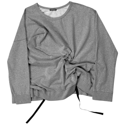 Ann Demeulemeester Asymmetric Distorted Strap Sweater - AW18