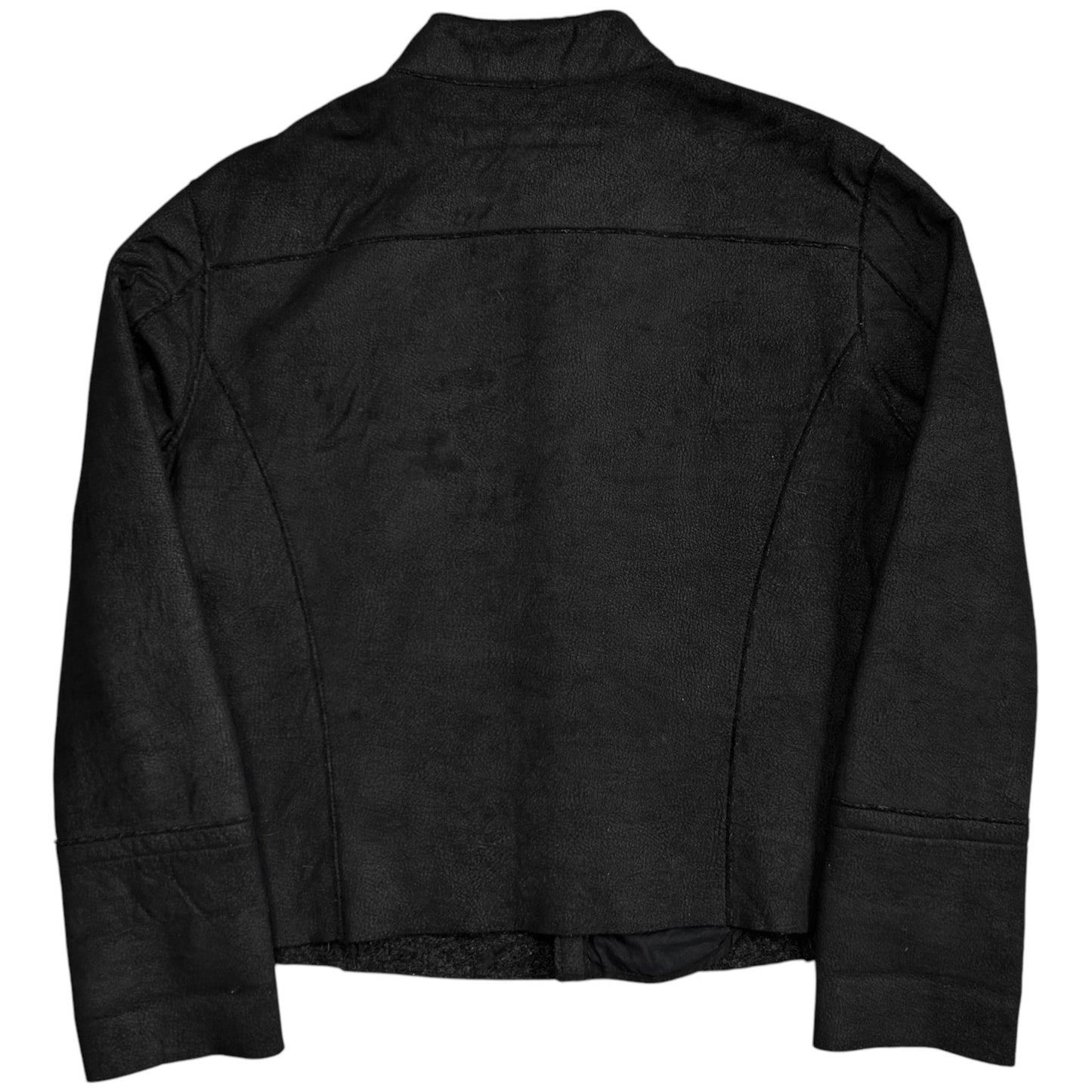 Dirk Bikkembergs B Embossed Wool Bomber Jacket