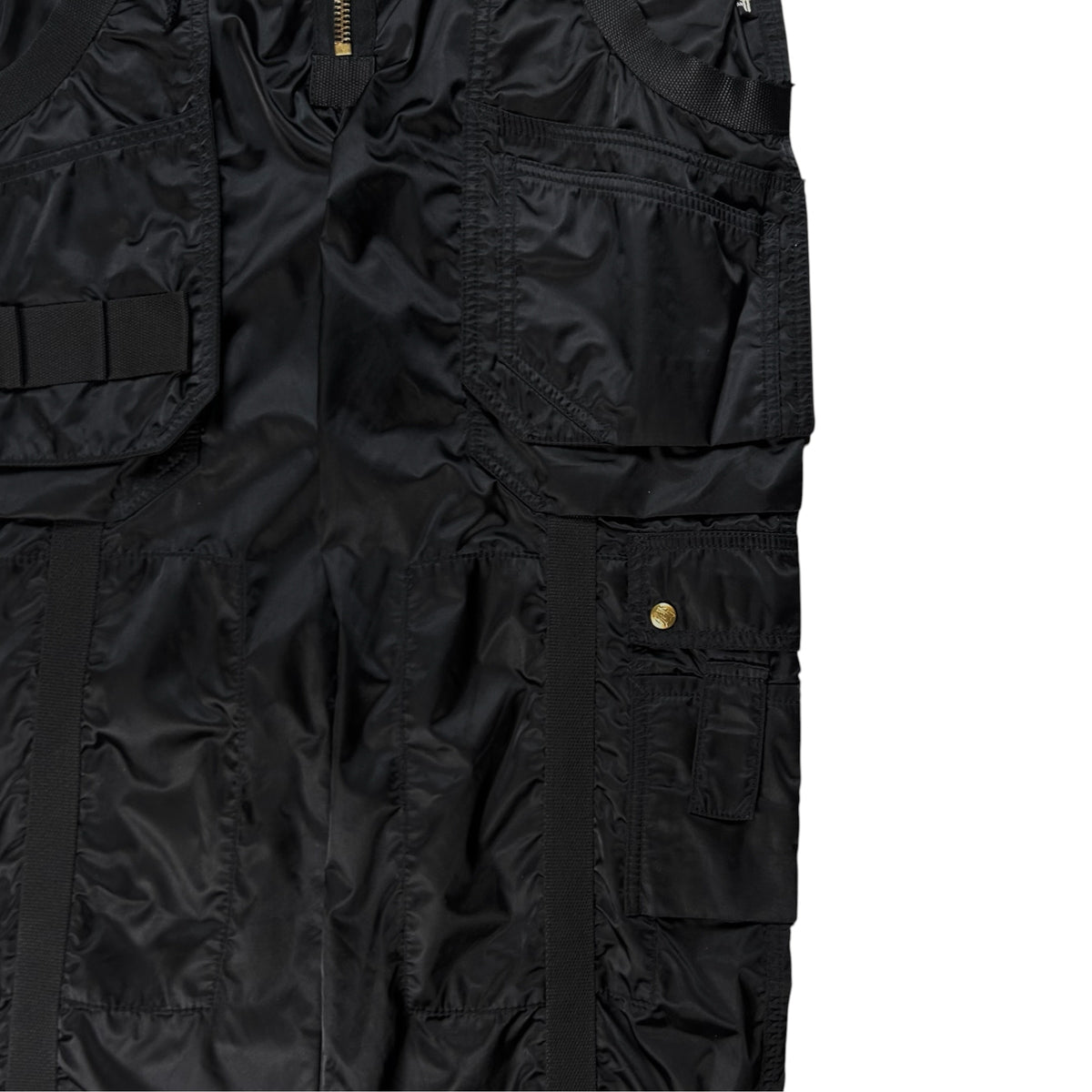 Jean Paul Gaultier Wide Parachute Bondage Nylon Pants - AW03