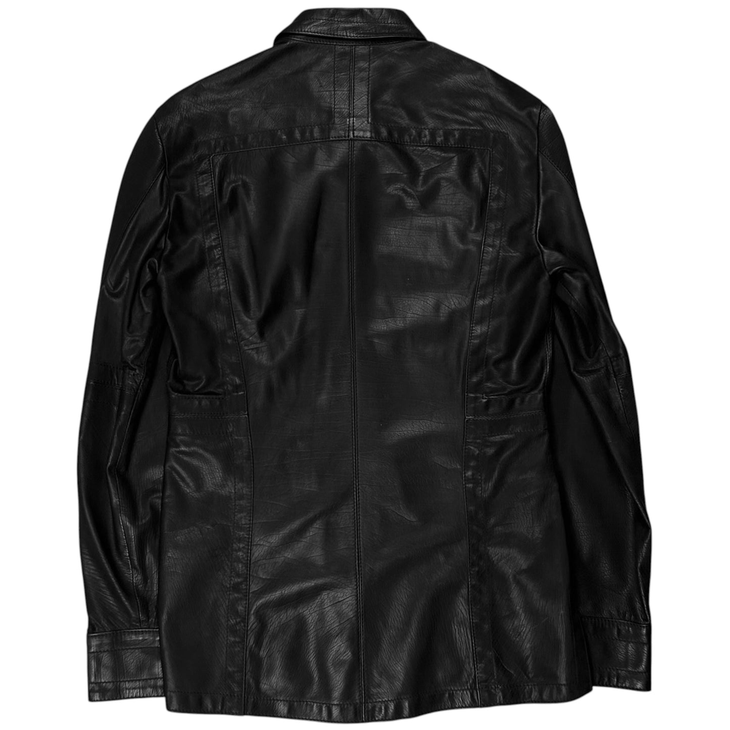 Dirk Bikkembergs Calf Leather Snap Shirt - SS10