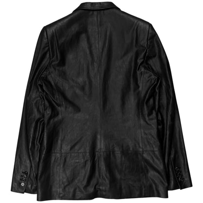 Ann Demeulemeester Leather Blazer